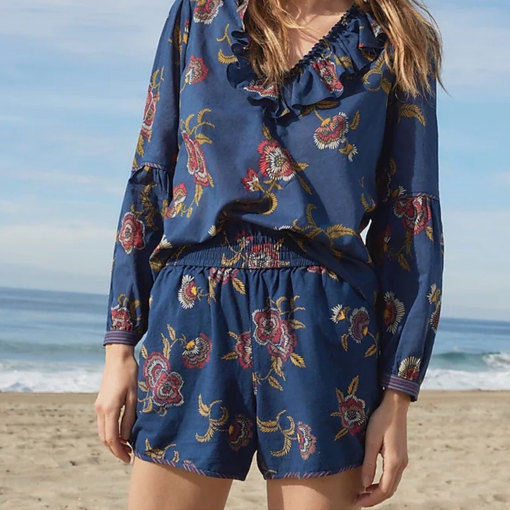 Madewell x Warm cabana shorts in Honolulu Hibiscus